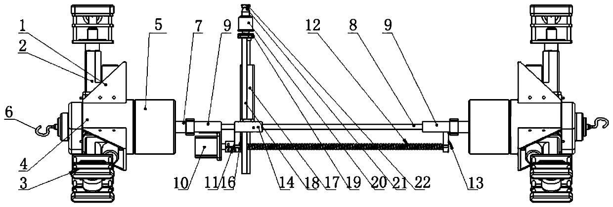 Spiral pipe inner wall weld joint grinding device