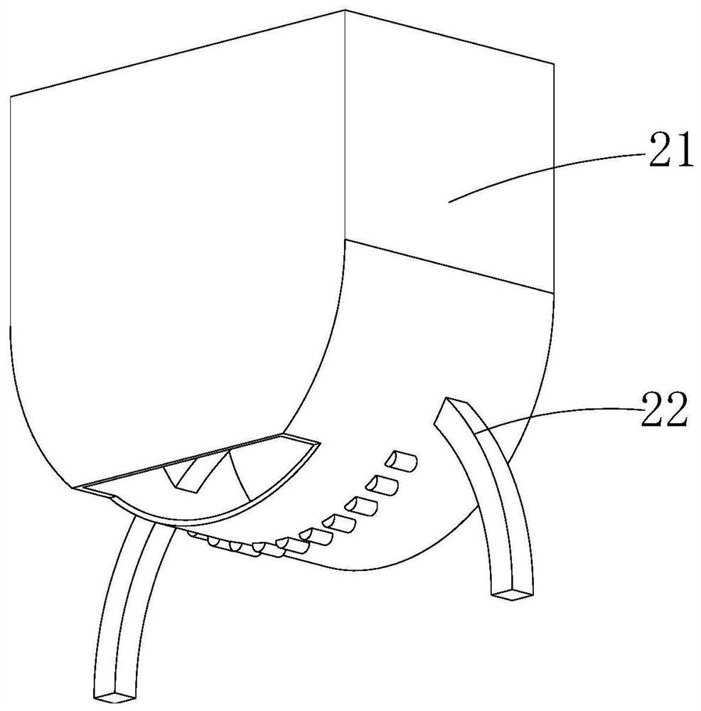 Processing device of concrete for prefabricated part pouring