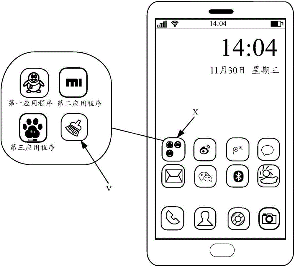 Method and device for managing application programs