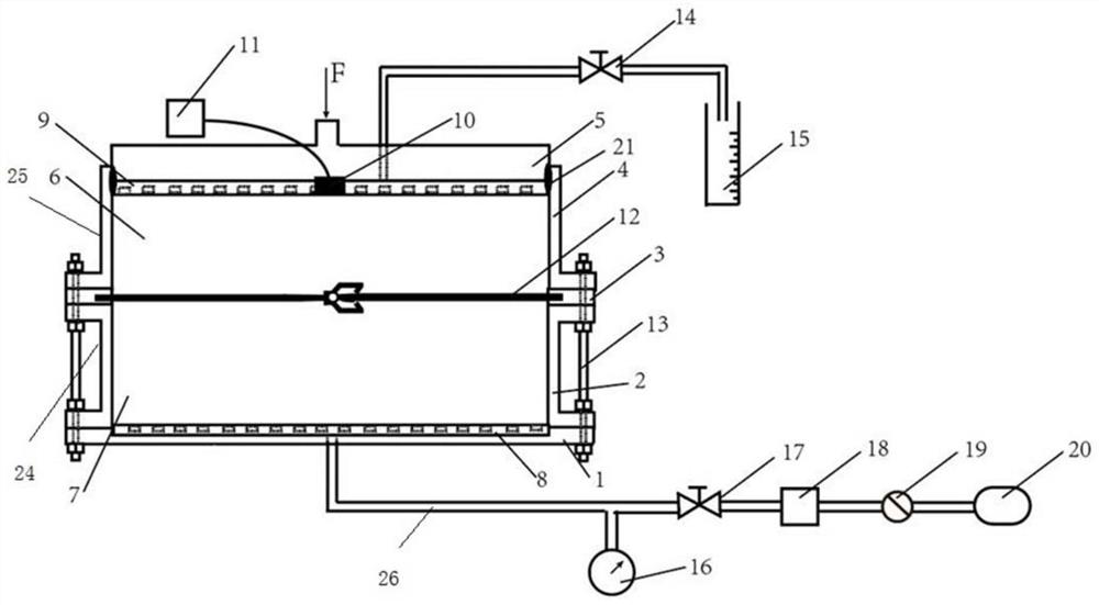 A model device for testing the leakage of geomembrane composite vertical barrier and its use method and application