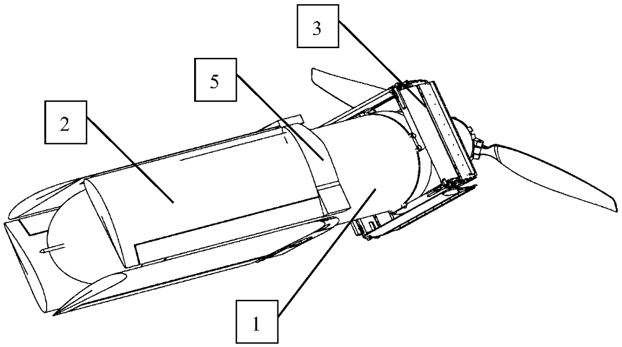 Unmanned aerial vehicle based on X-wing layout