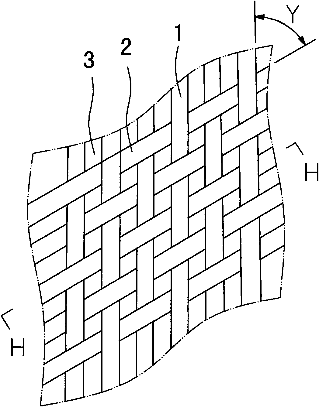 Wide-angle latex-dipped canvas and production process thereof