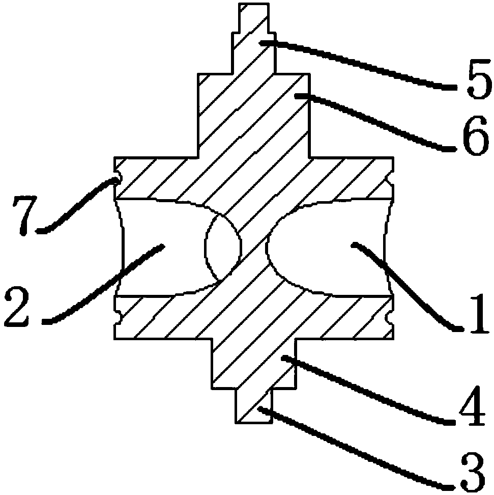 Two-channel stainless steel plunger valve element