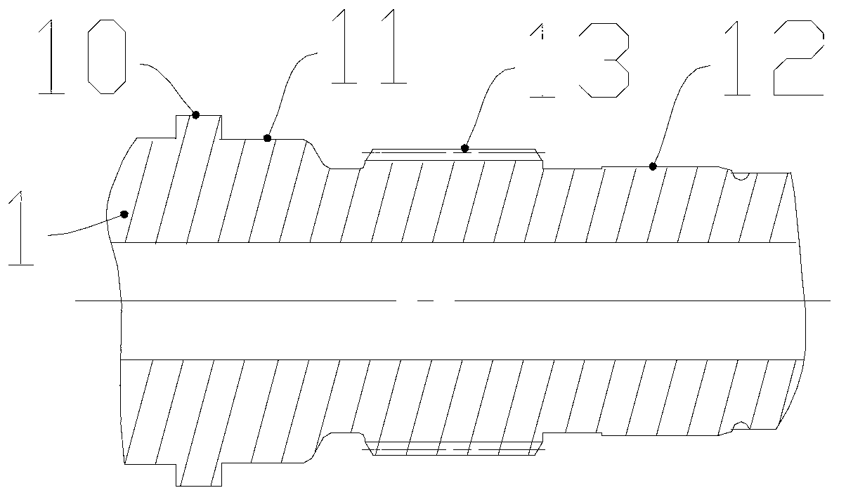 High-speed rotor positioning link structure