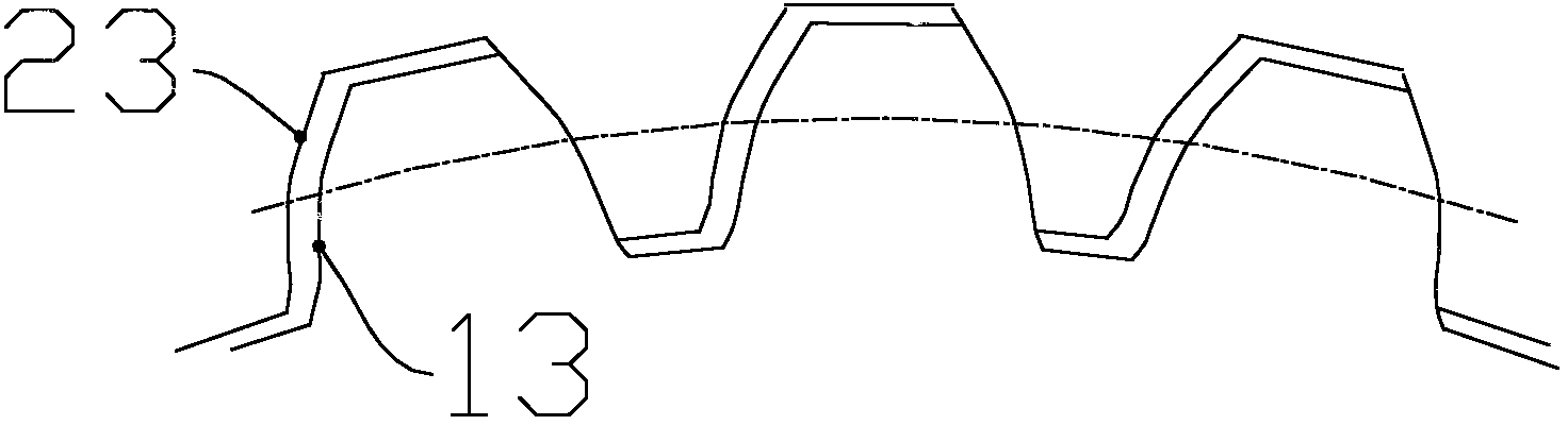 High-speed rotor positioning link structure