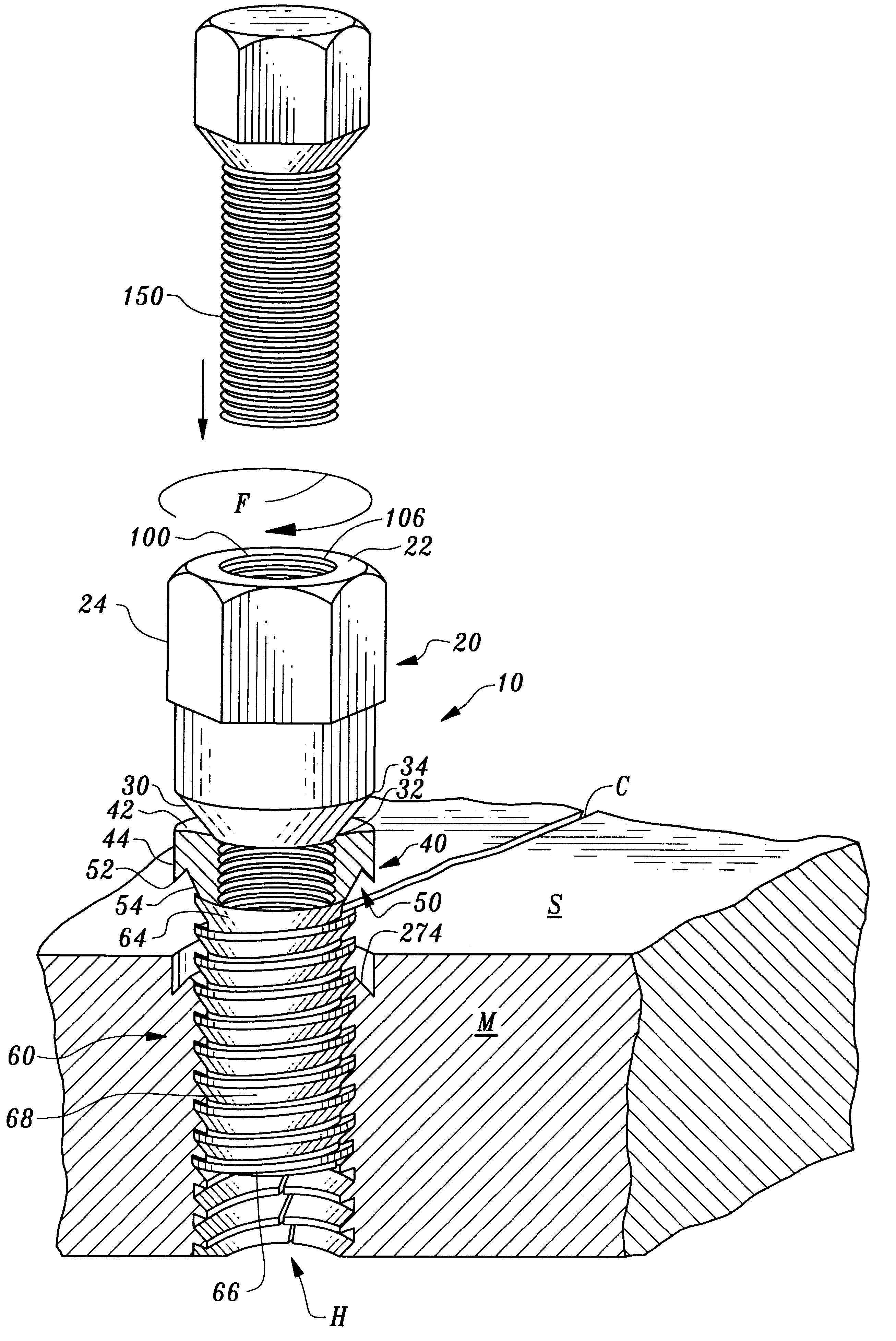 Thread repair insert