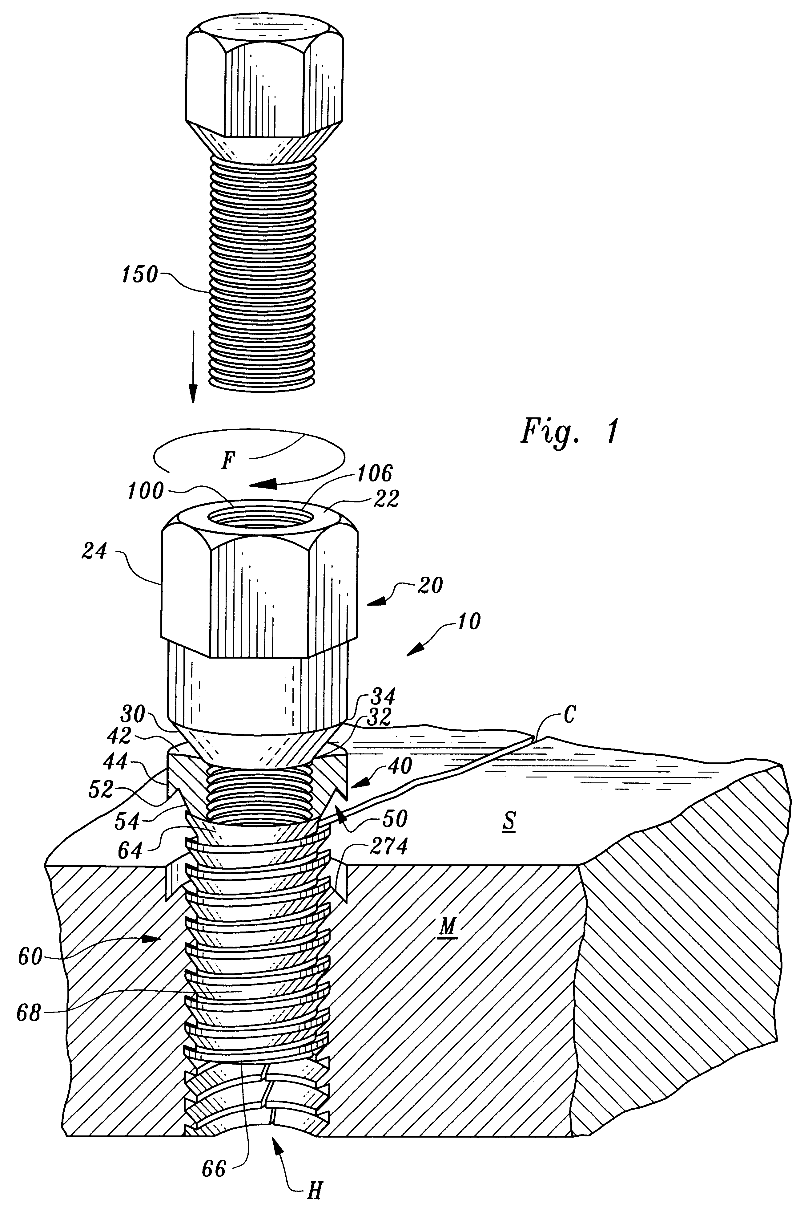 Thread repair insert