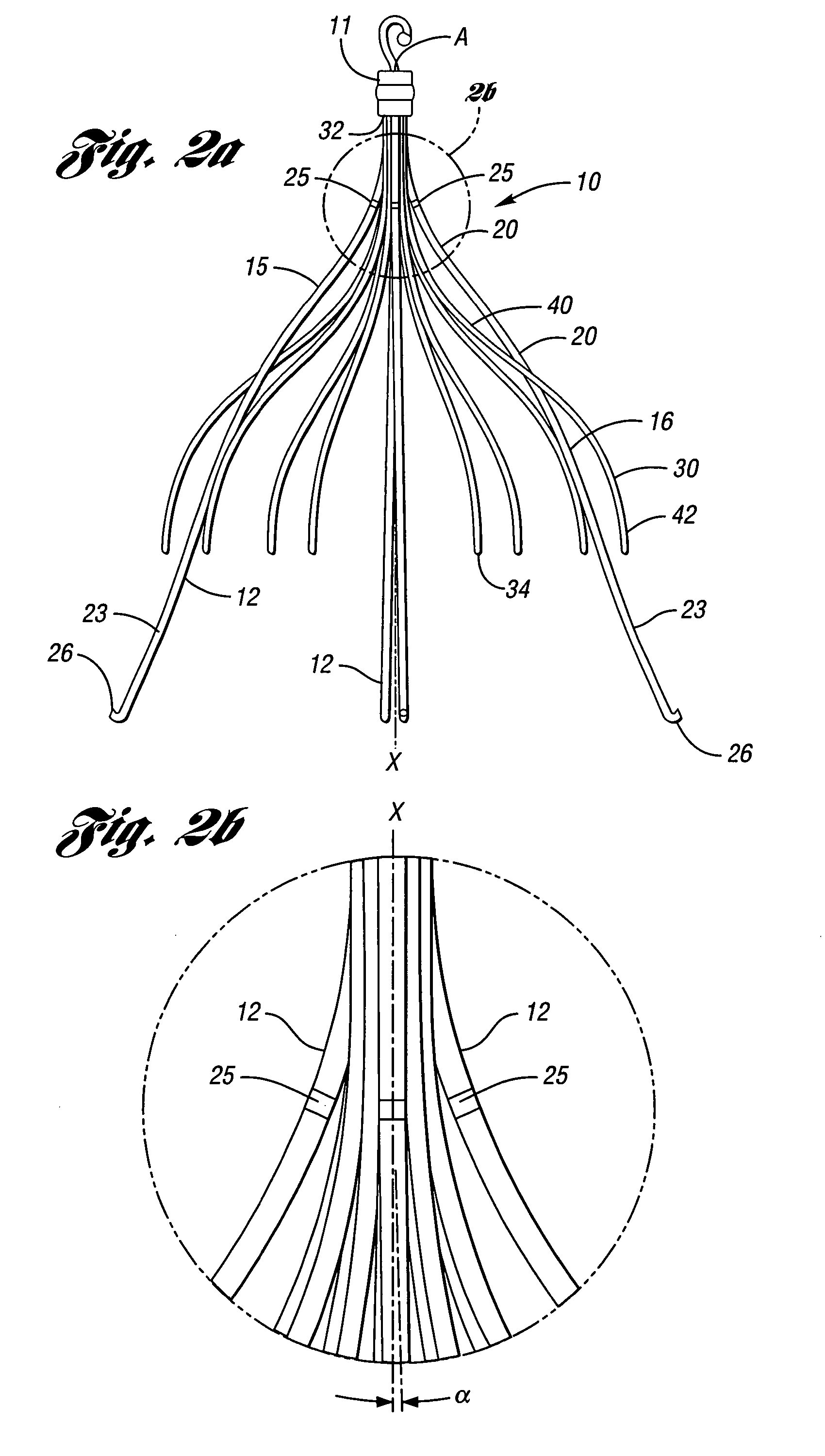 Removable vena cava filter comprising struts having axial bends