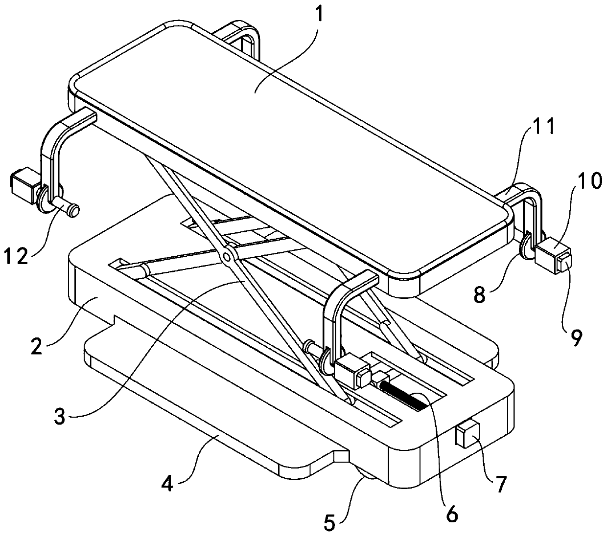 A control system and control method for a medical intelligent stretcher