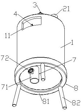 Reaction kettle for pesticide production