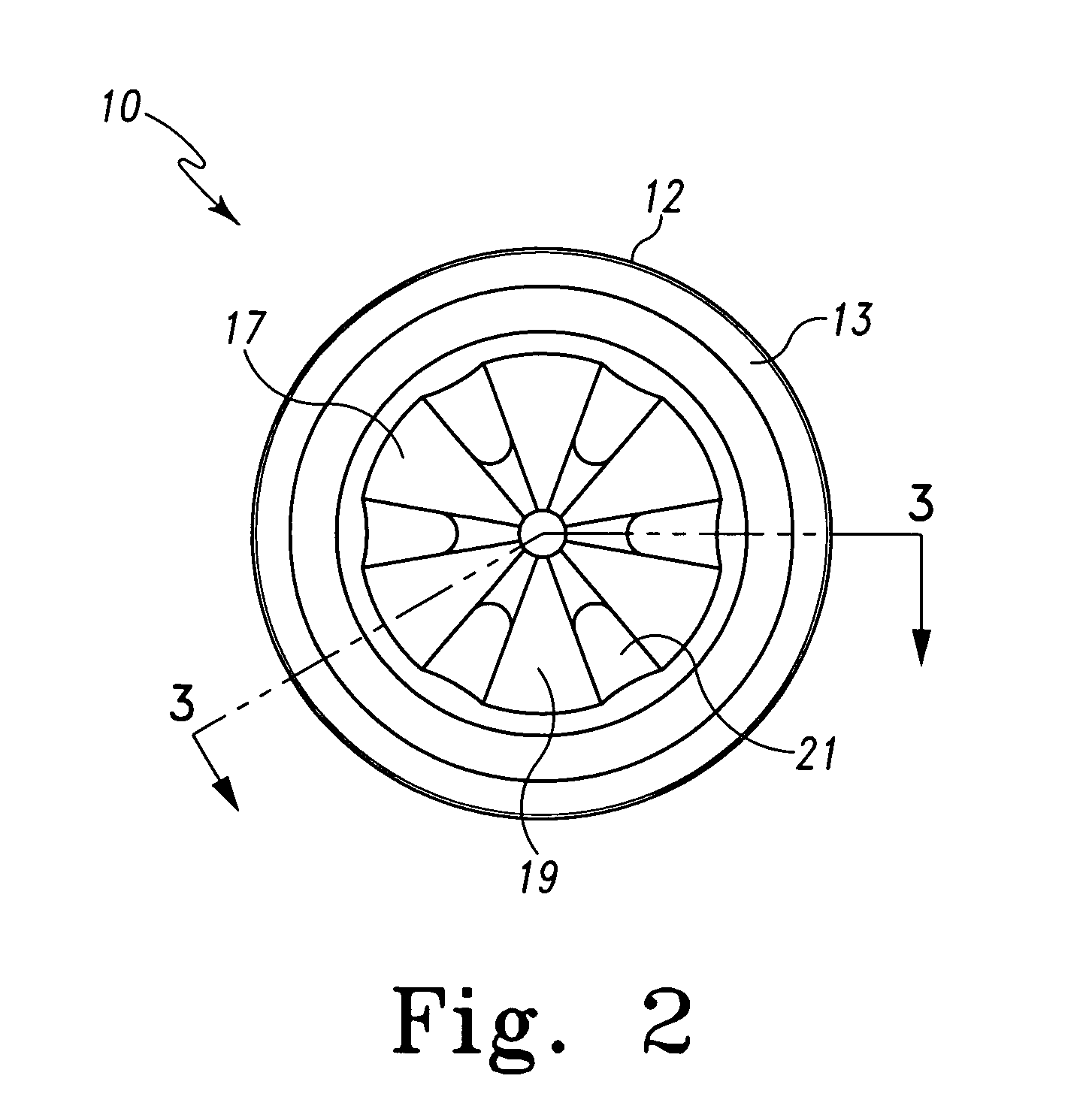 Round hour-glass hot-fillable bottle