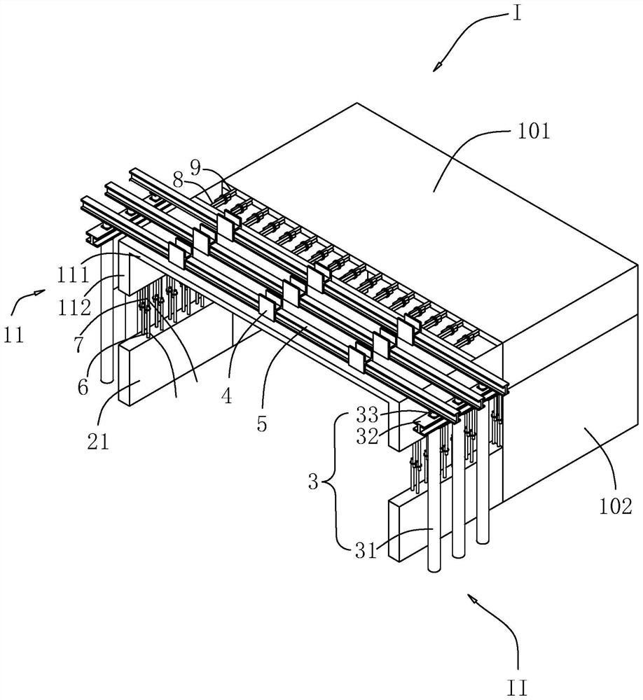 Bridge widening structure and construction method thereof