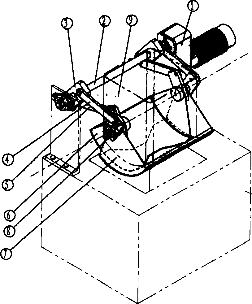 Split flange feeding gate of electronic quantitative weigh