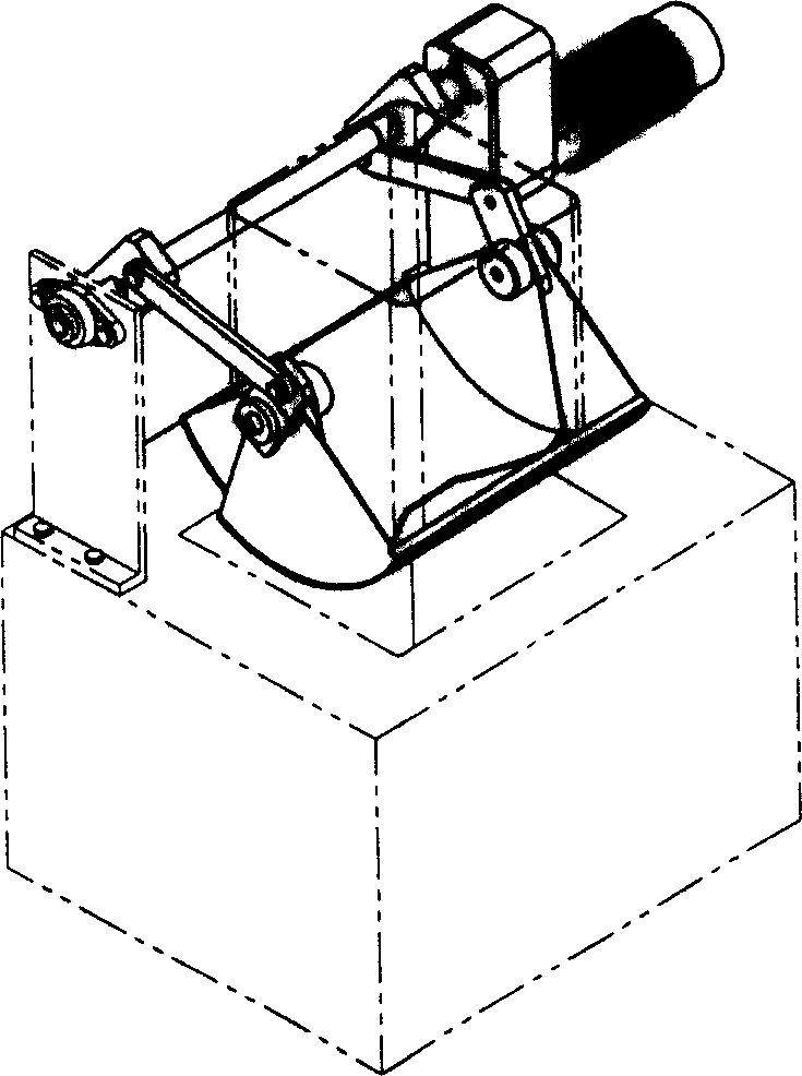 Split flange feeding gate of electronic quantitative weigh