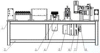 Tubular product straightening and discharging machine