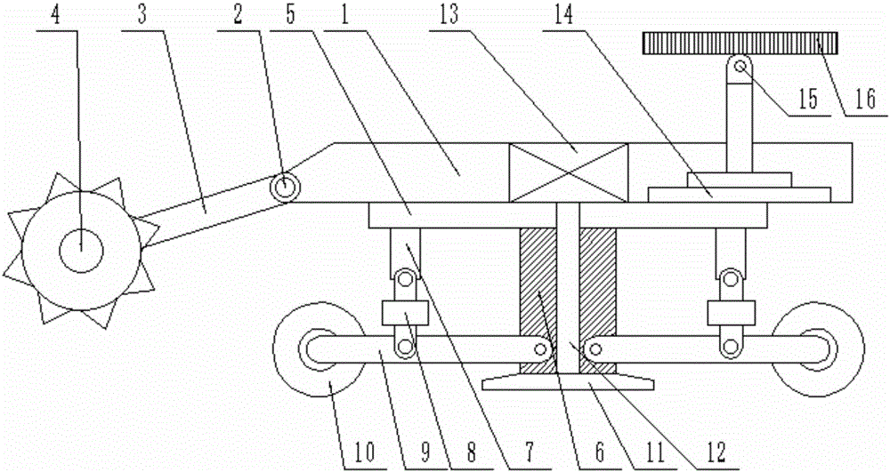 Multifunctional mechanical engineering work vehicle