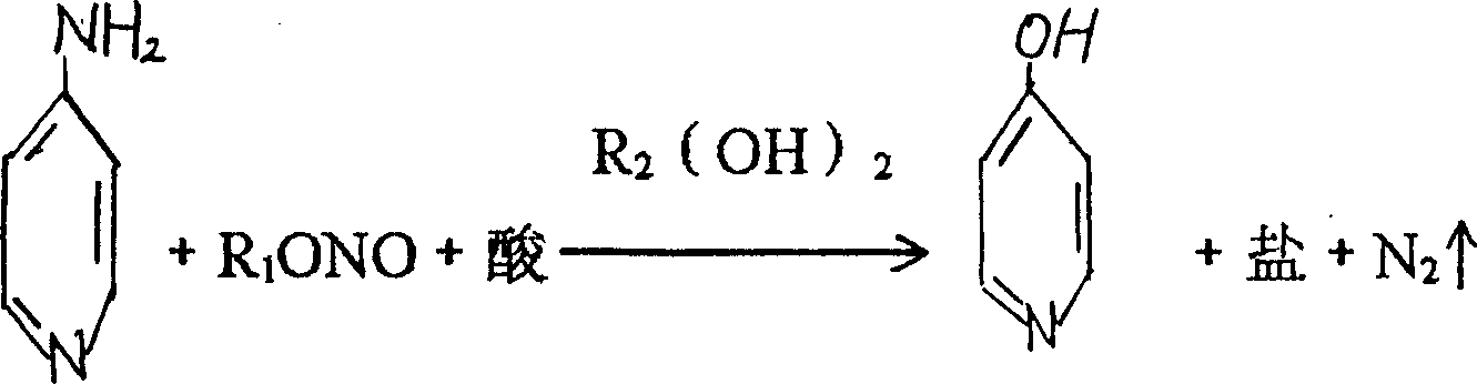 4-hydroxylic pyridine and production process thereof