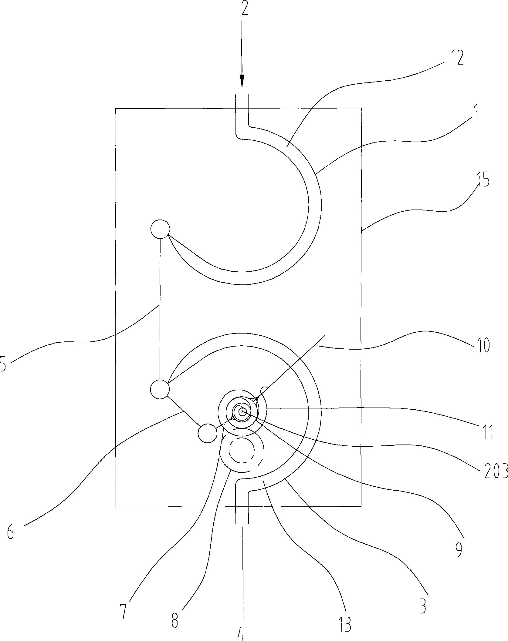 Differential pressure sensor