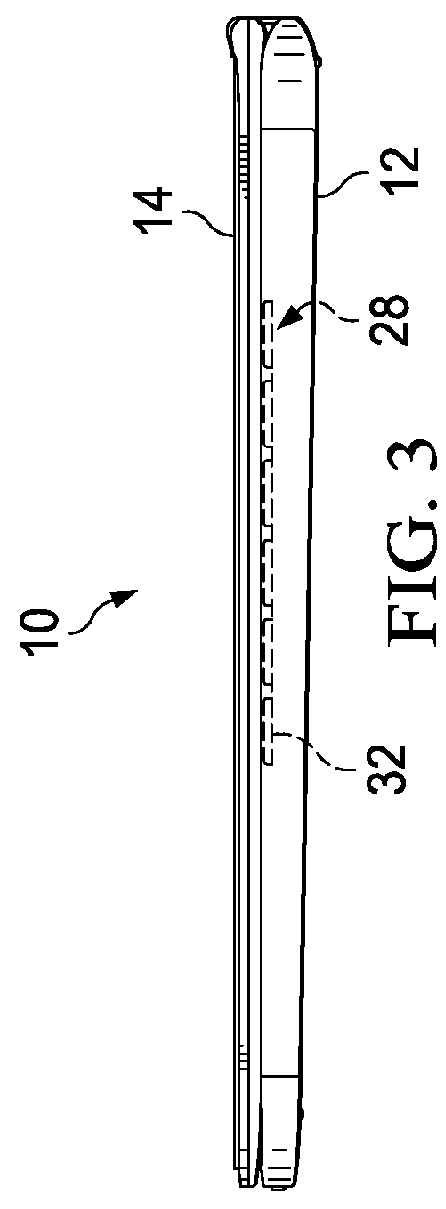 Low profile information handling system keyboard