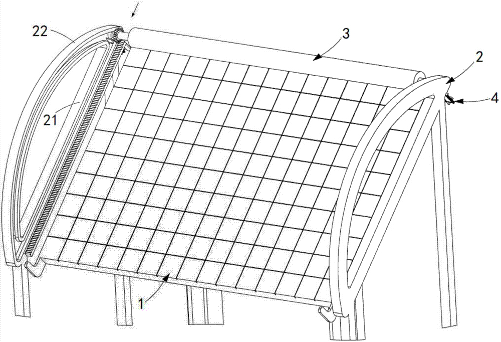 Limiting mechanism for photovoltaic power generation equipment cleaning device