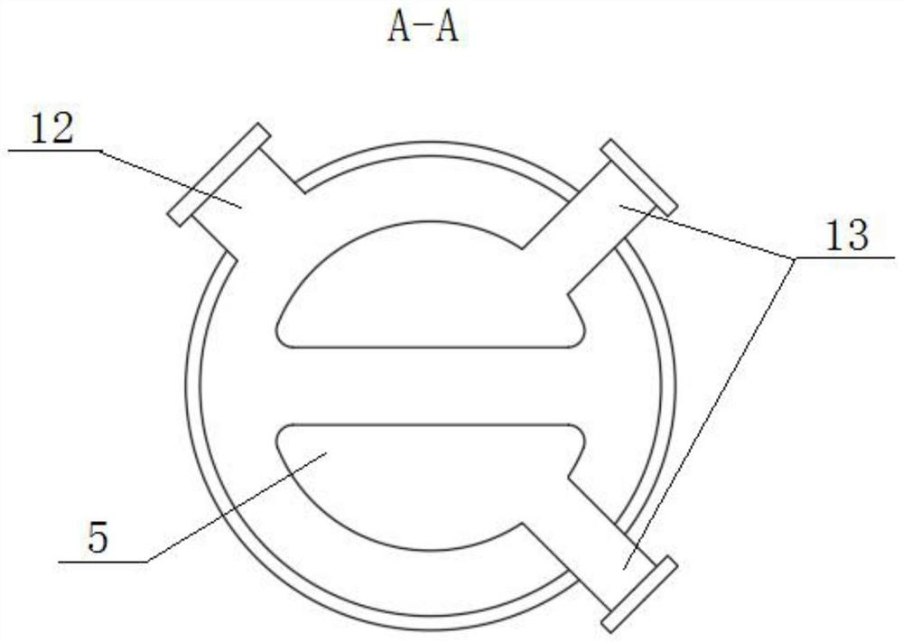 A biomass pyrolysis furnace with detachable vertical semicircular tube body