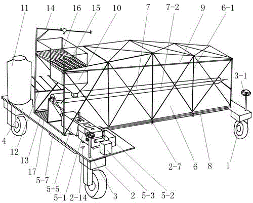 Integrated machine for farmland planting management