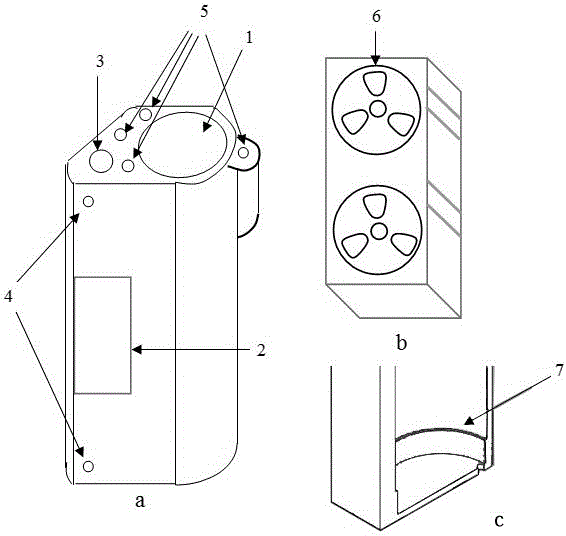 Coupling device between low-frequency vibration source and mastoid for treating peripheral vertigo