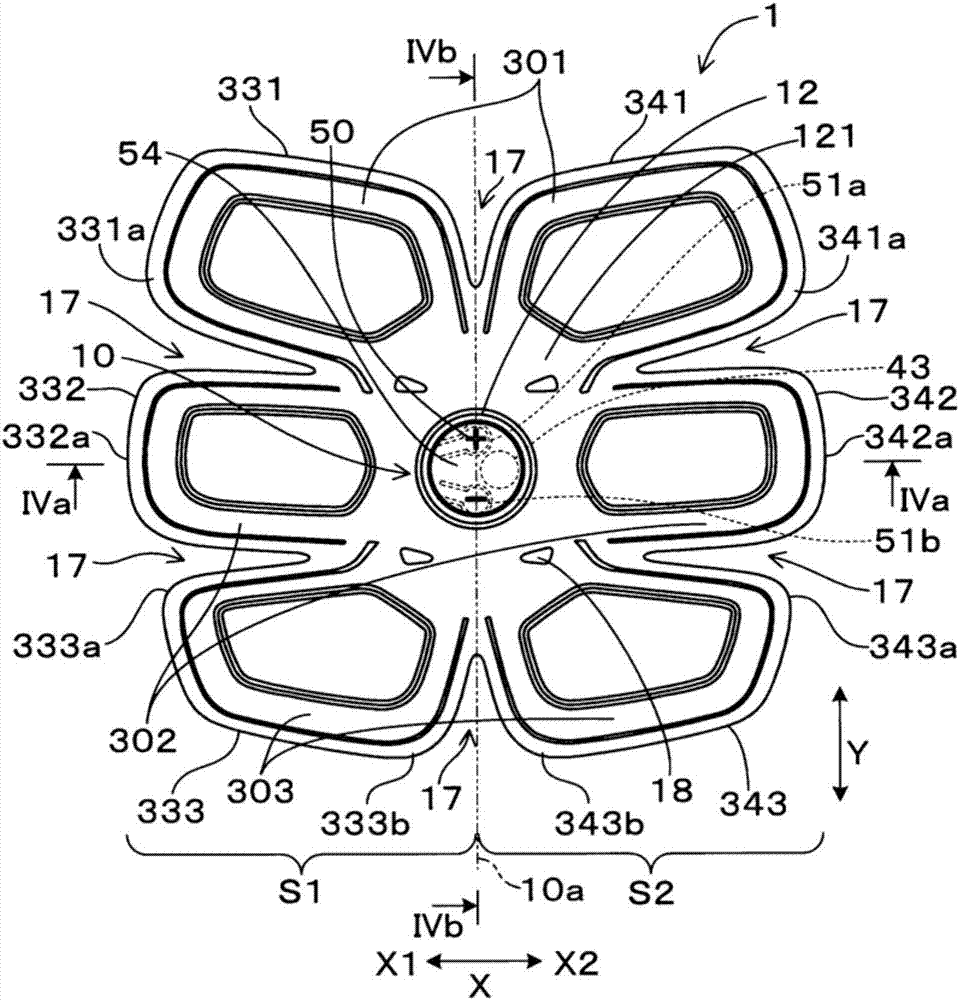 Muscular electric stimulation device