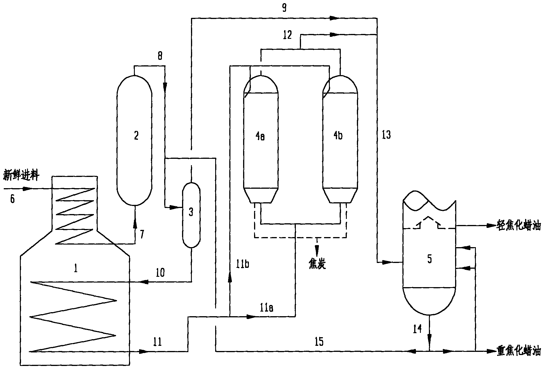 Heavy oil processing process