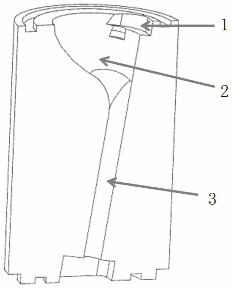 Liquid suction casting preparation method of sic fiber reinforced tial matrix composite