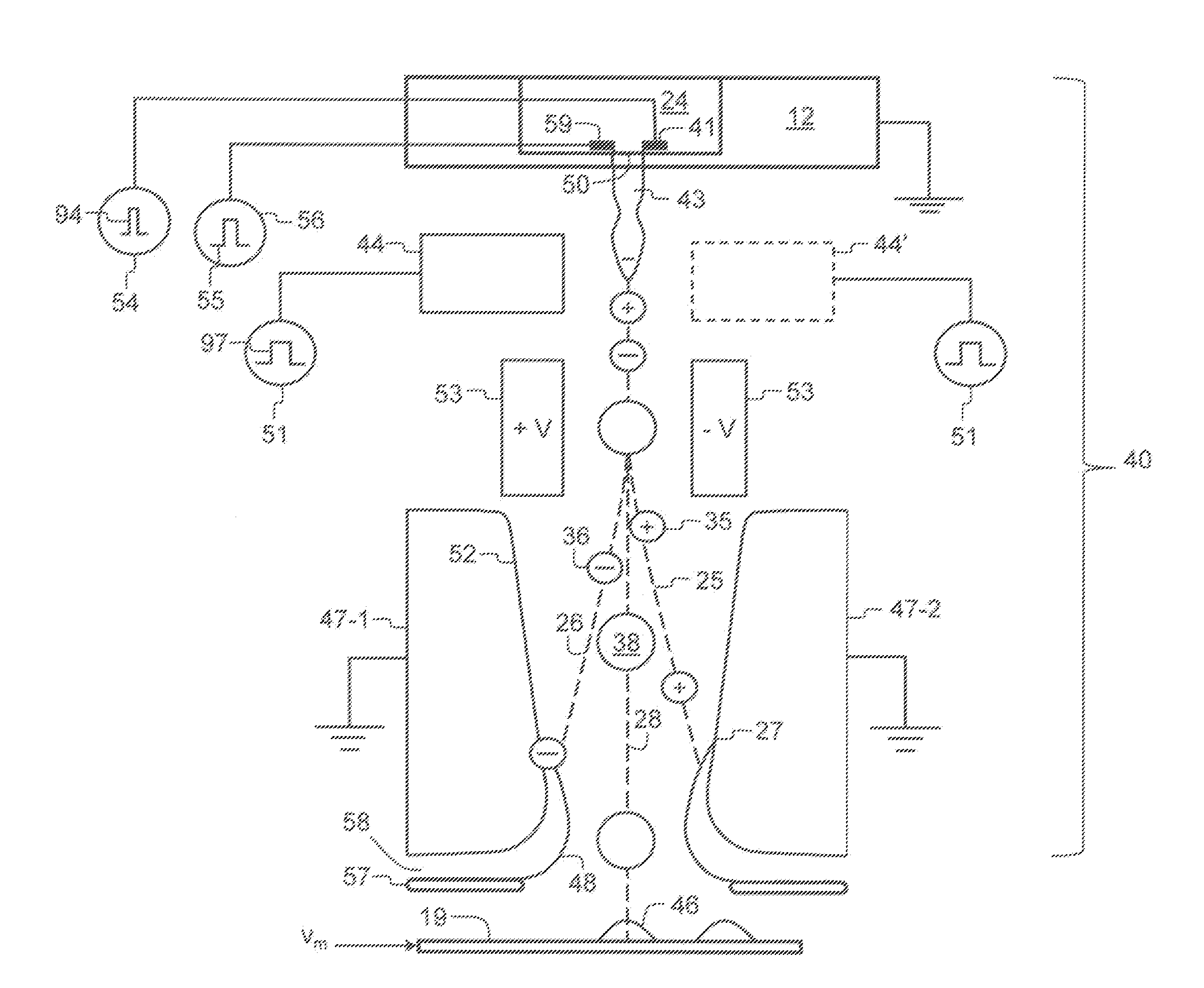 Printing with merged drops using electrostatic deflection