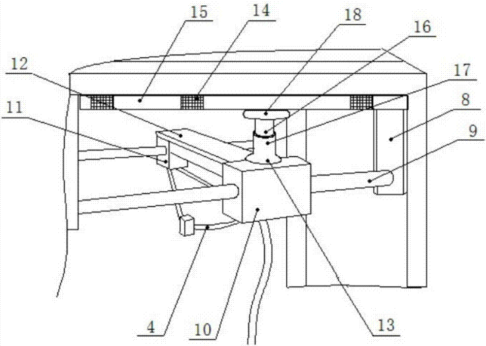 A magnetically controlled block protection device for gymnastics training and its application