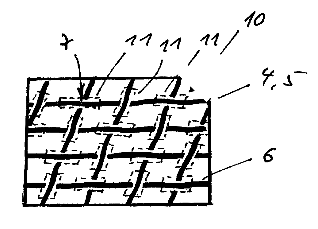 Chip card inlay for contact-activated and contactlessly activated chip cards