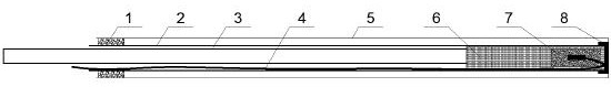 On-site mixed emulsion explosive loading device and method for tunnel peripheral holes