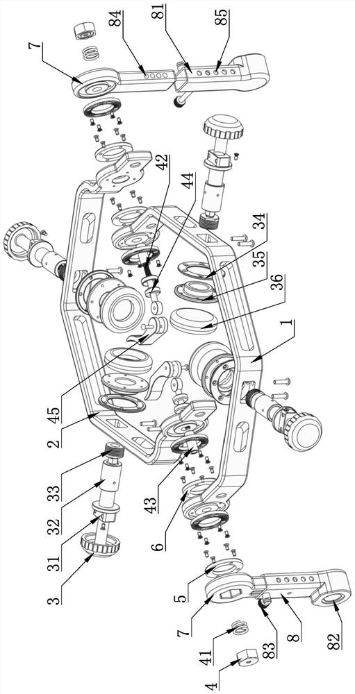 Cervical muscle training head fixing device and cervical muscle training device