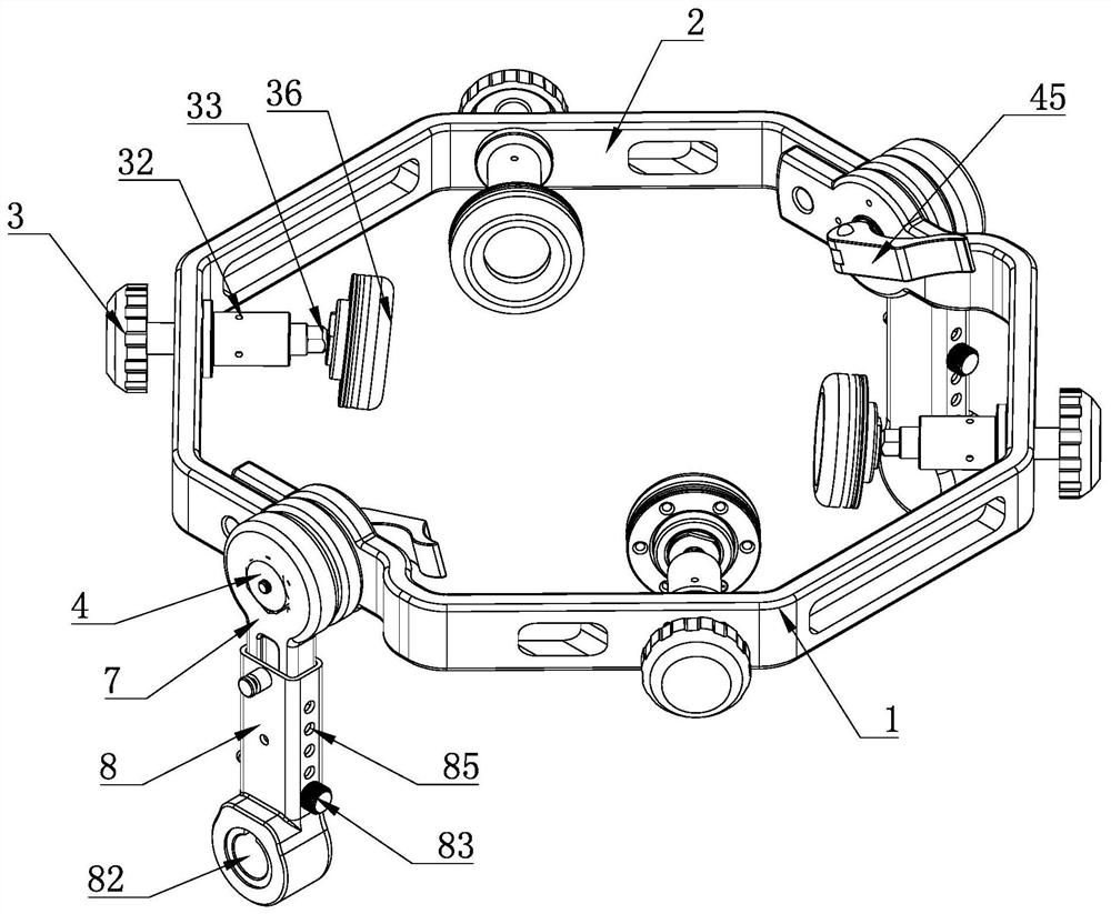 Cervical muscle training head fixing device and cervical muscle training device