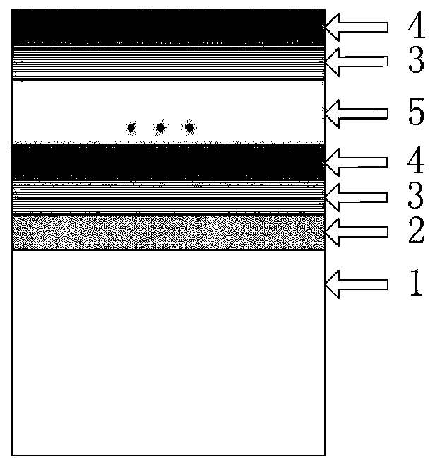 Alnbc/alnbcn laminated composite coating tool and its preparation process