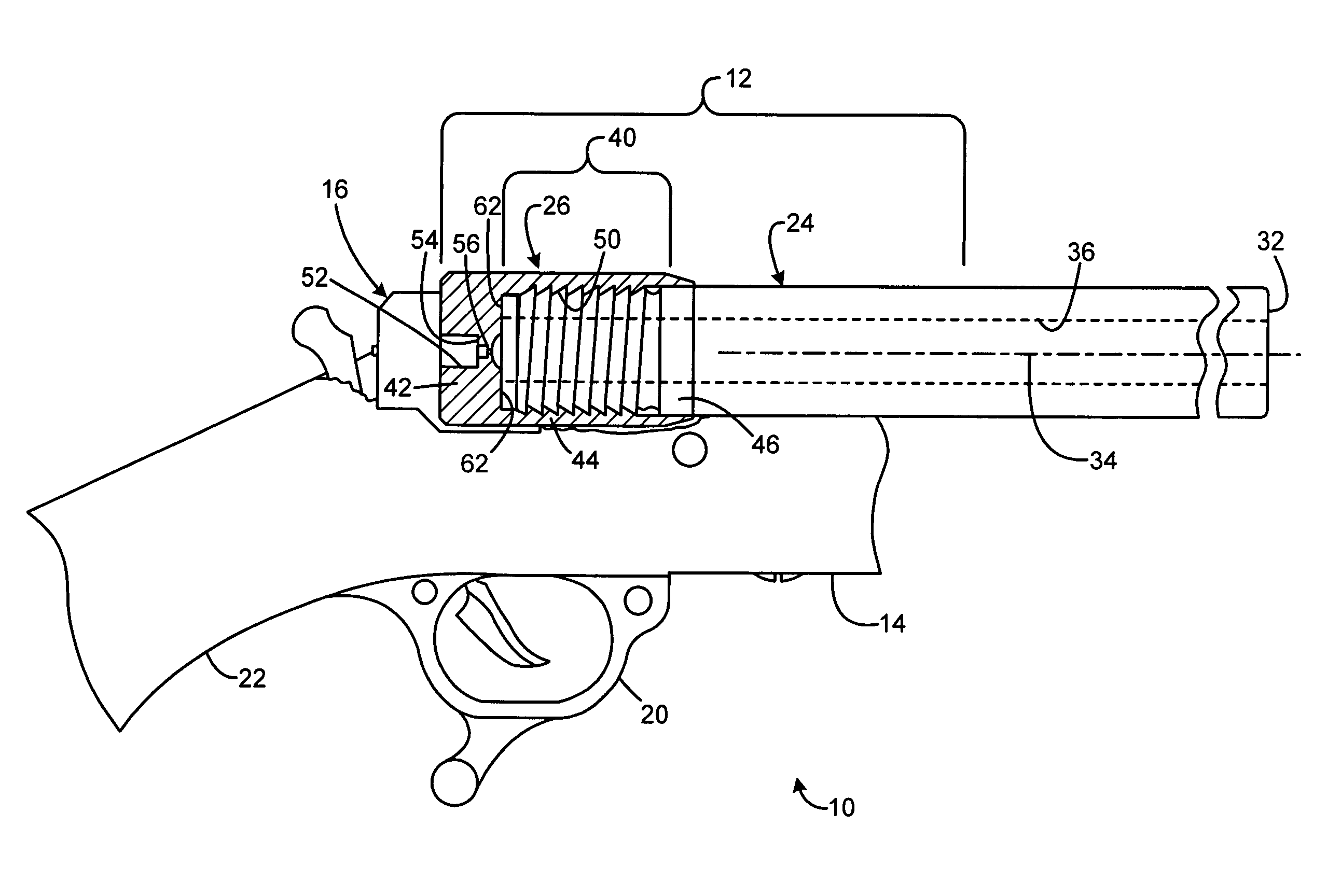 Muzzle loading firearm with removable breech cap