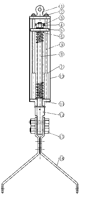 Automatic elasticity balancing device of hanger