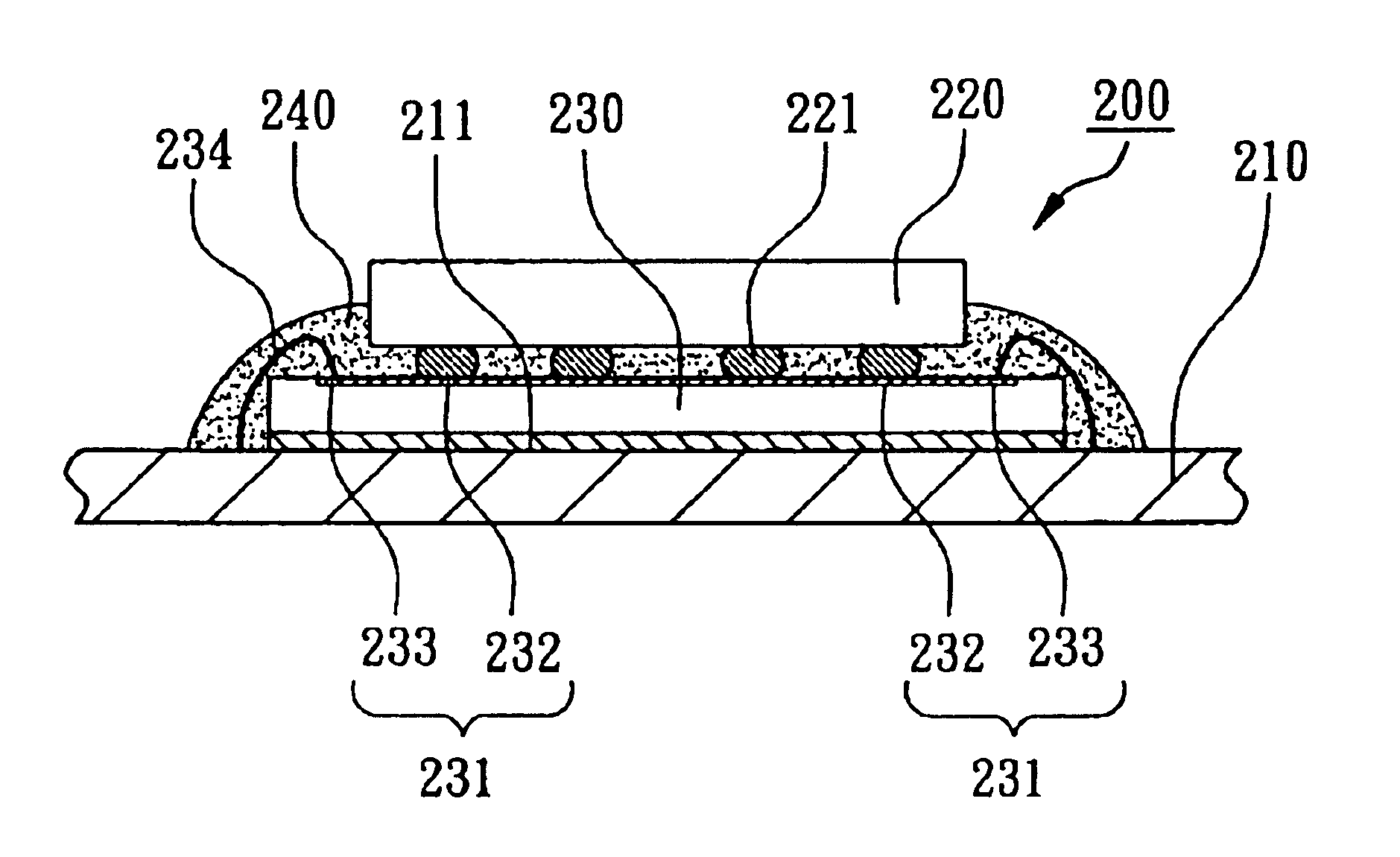 Multi-chip stack flip-chip package