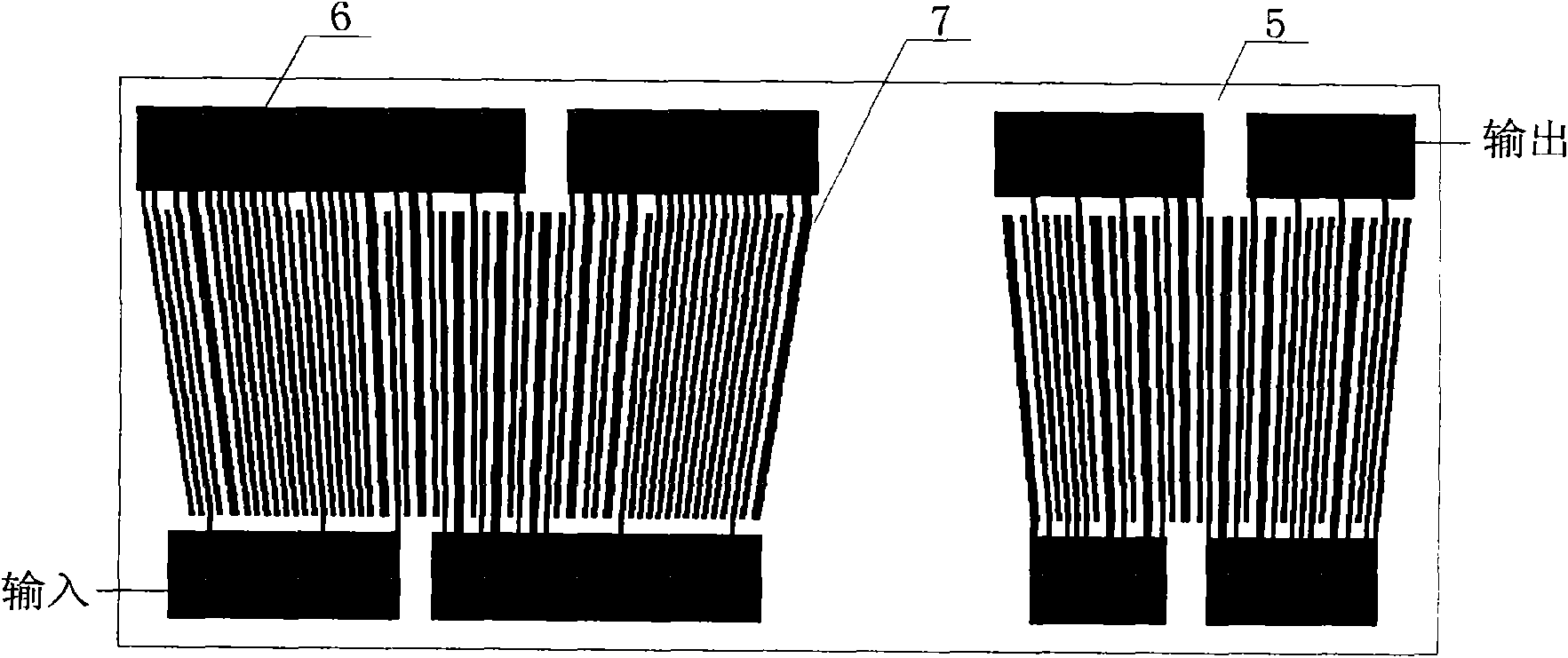 Surface acoustic wave filter bank having trap function