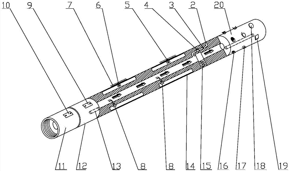 Coal seam outburst danger testing while drilling method and device