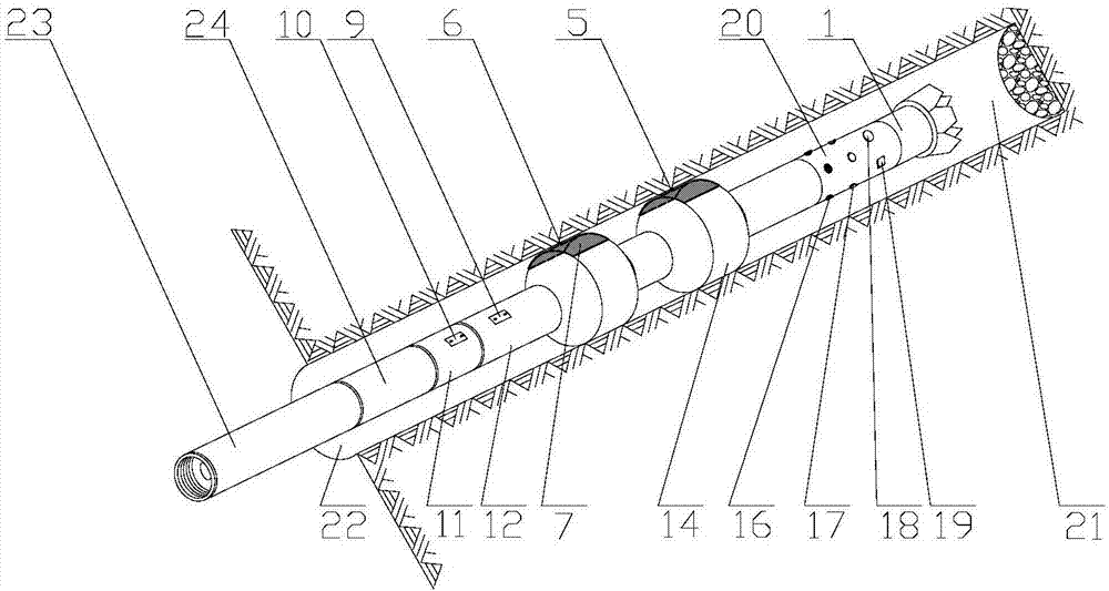 Coal seam outburst danger testing while drilling method and device