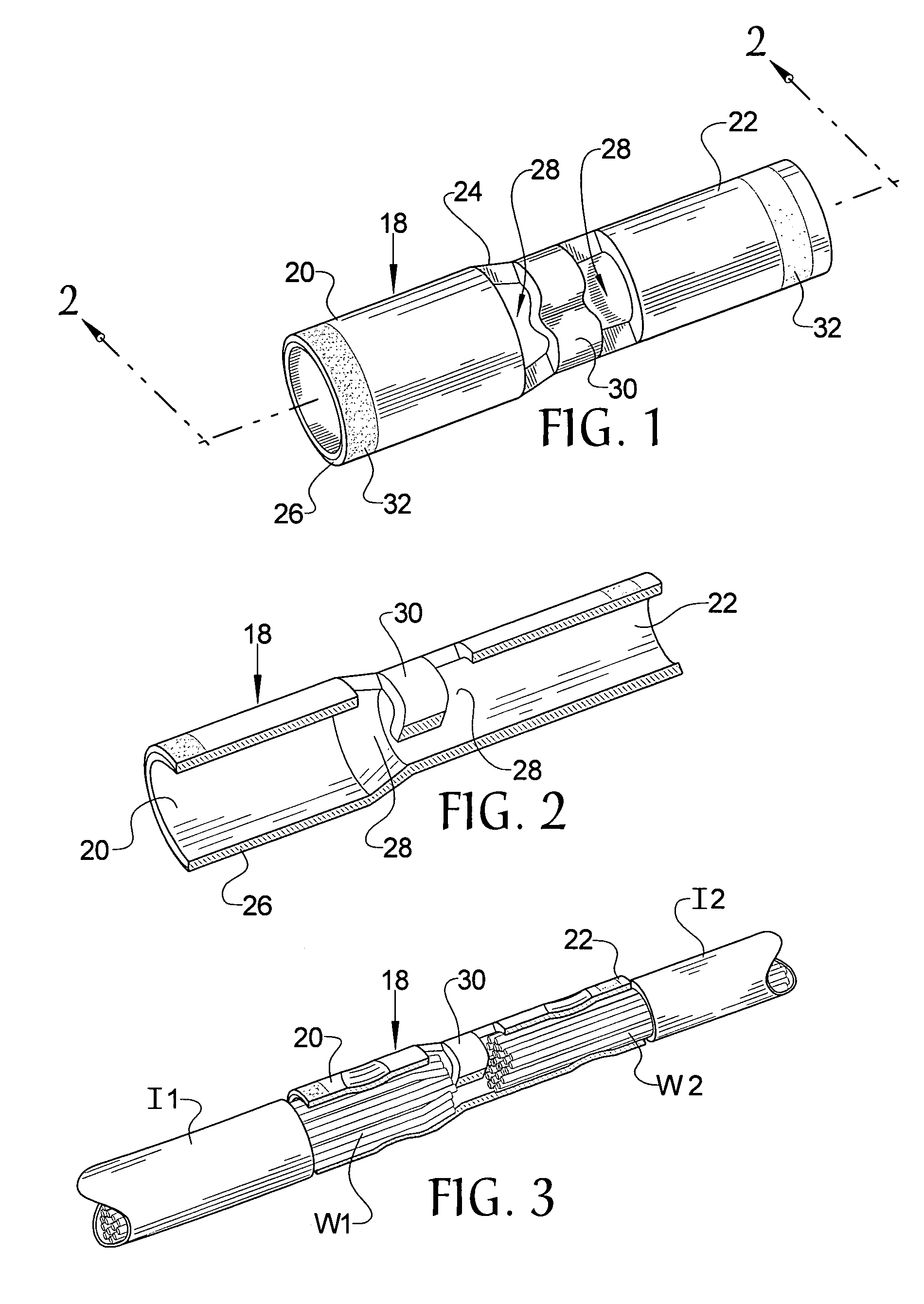 Step-down in-line butt connector