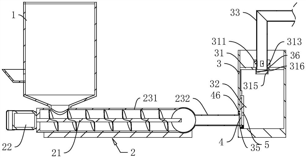 Feeding device of injection molding machine