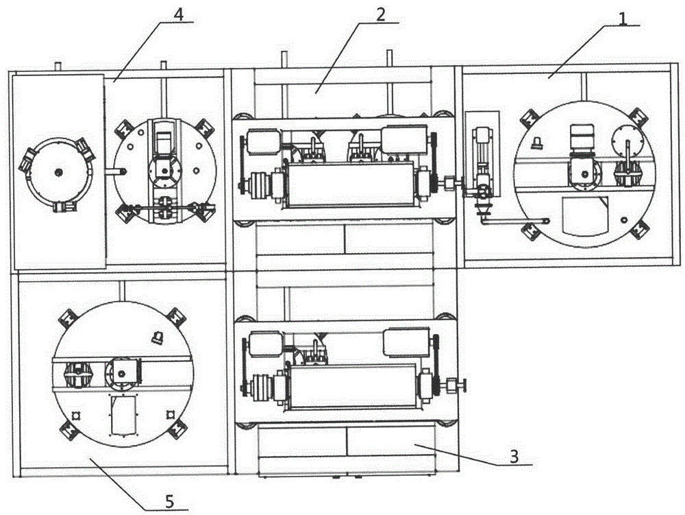 Modular combination crystal silicon multi-wire cutting waste mortar online recycling system