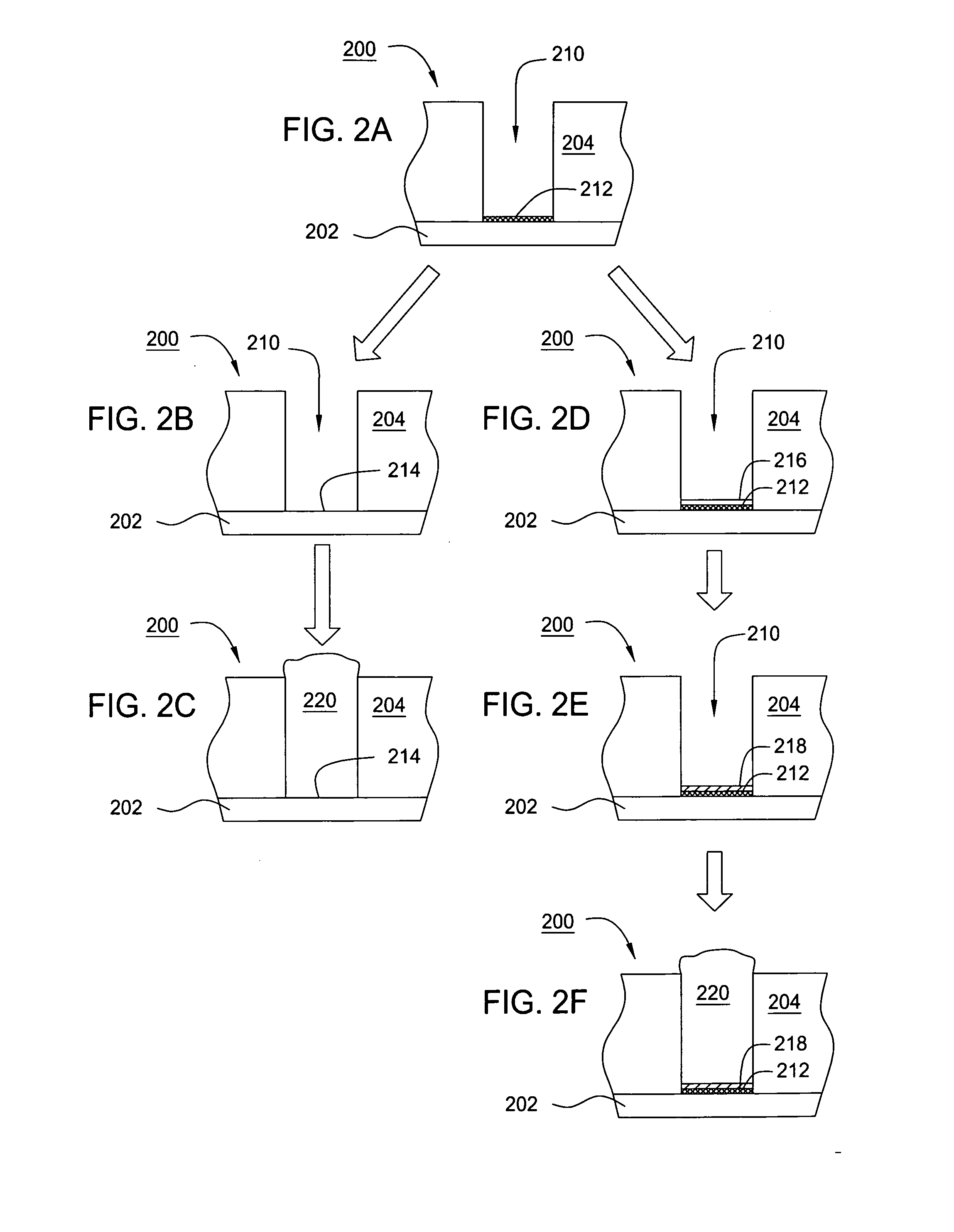 Electroless deposition process on a silicide contact