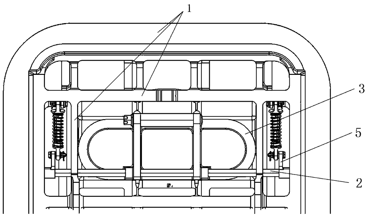 Cabin door air vent mechanism directly driven by handle and driving method thereof