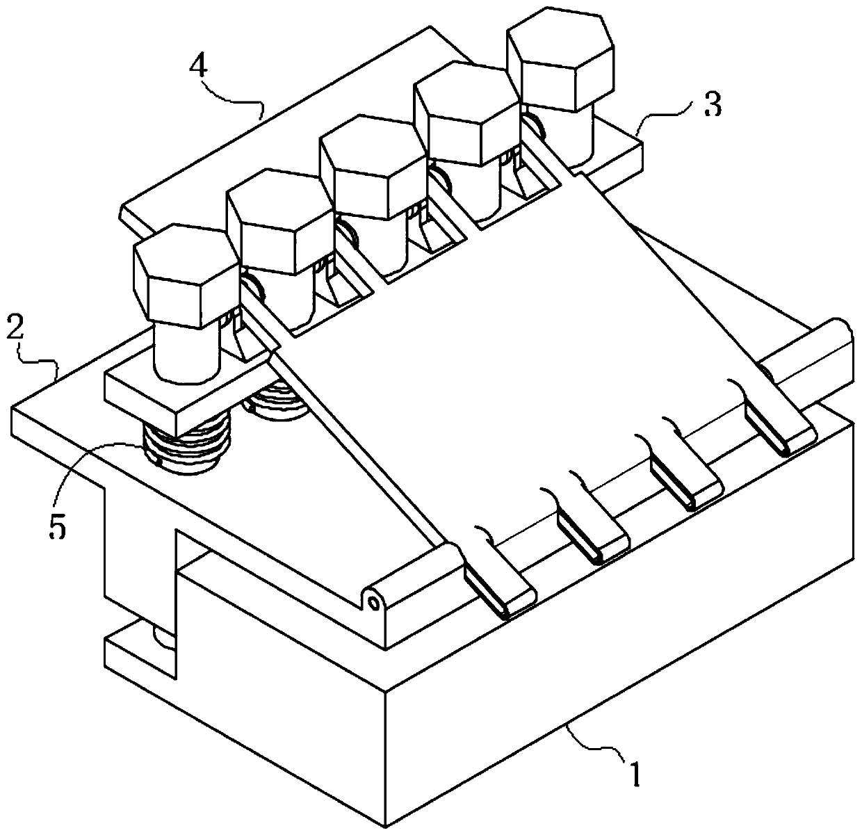 Clamping-installing type quick clamping mechanism and installation method thereof