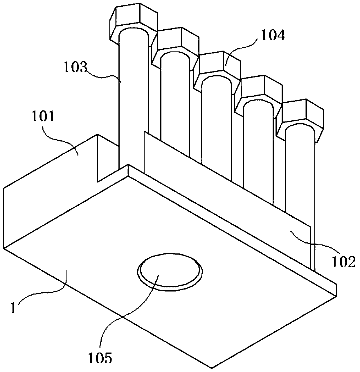 Clamping-installing type quick clamping mechanism and installation method thereof